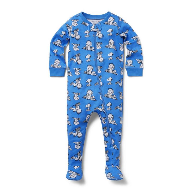 Baby Good Night Footed Pajama in PEANUTS Snoopy and Linus - Janie And Jack